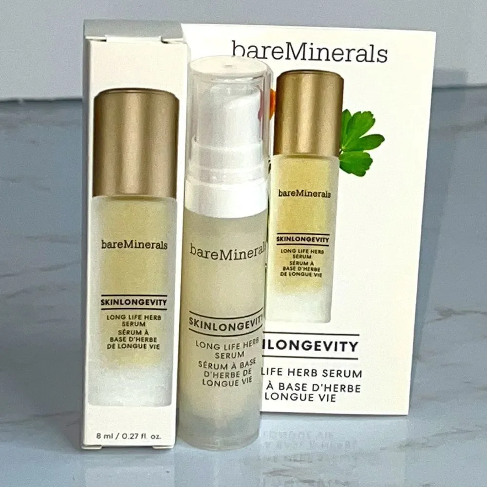 $9🌟 bareMinerals Skinlongevity Long Life Herb Serum